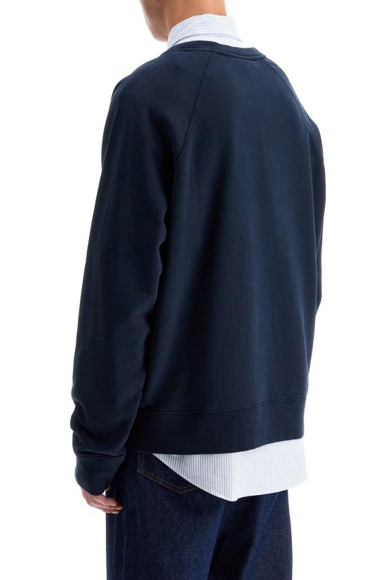  메종키츠네 긴팔 티셔츠 NM00311KM0001 P480 NAVY DOM - MAISON KITSUNE