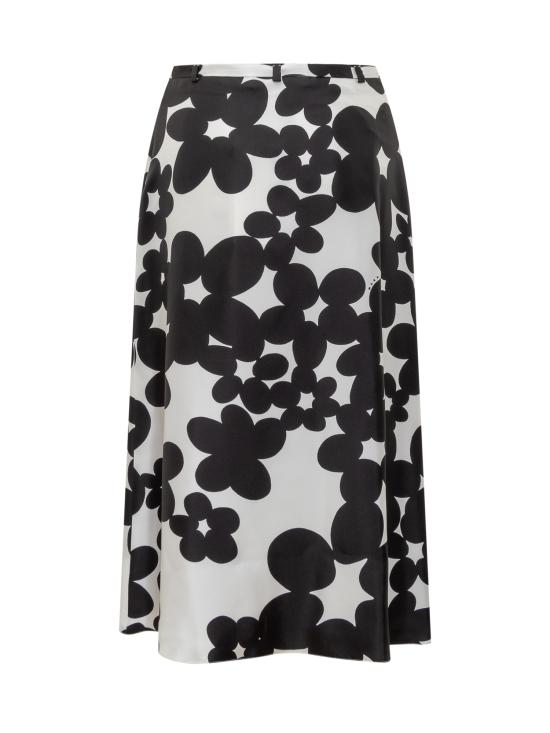 25SS 마르니 스커트 GOMA0709SCUTSG26 DIN99 BLACK - MARNI