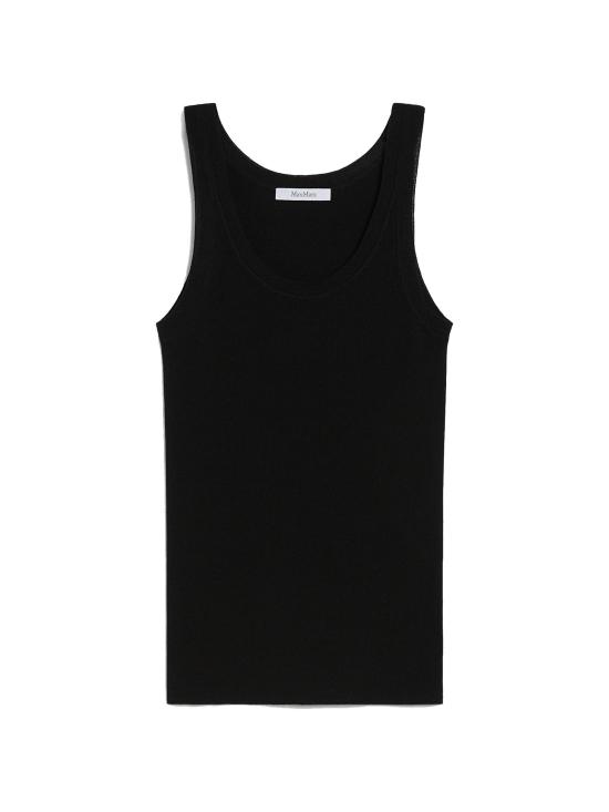 25SS 막스마라 민소매 티셔츠 2511361021600ELIADI 008 BLACK