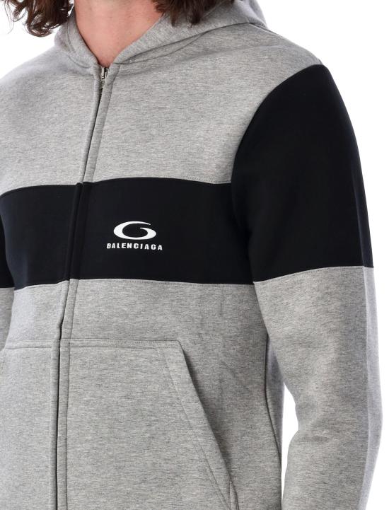 25SS 발렌시아가 니트웨어 808832TRVJ2 1167 HEATHER GREY BLACK - BALENCIAGA