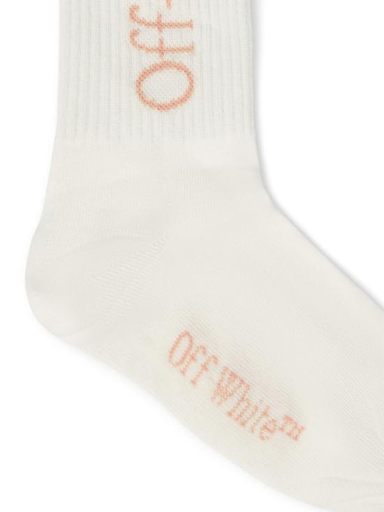 25SS [키즈] 오프화이트 발목 양말 OGRA003S25KNI001 0130 WHITE PINK - OFF WHITE