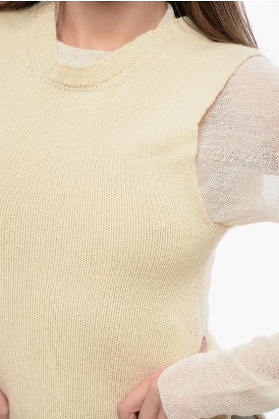  질샌더 스웨터 J02GP0141 J14513 277 TOP White - JIL SANDER