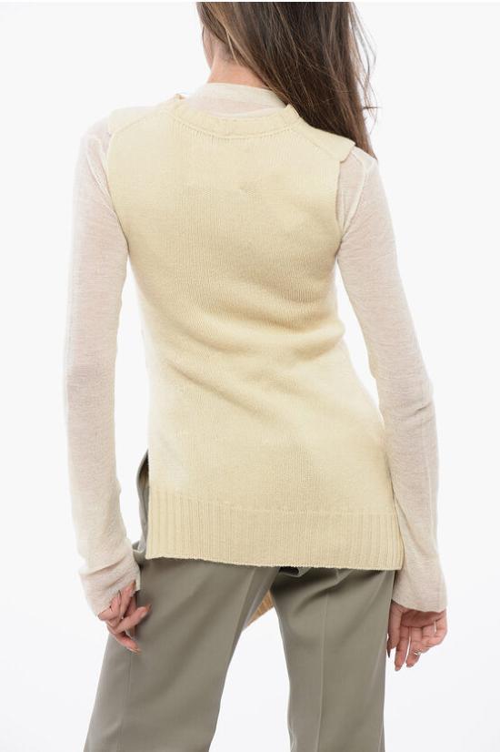  질샌더 스웨터 J02GP0141 J14513 277 TOP White - JIL SANDER