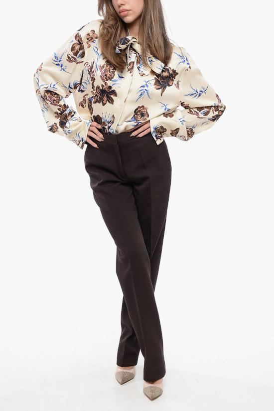  질샌더 스트레이트 팬츠 J03KA0015 J80060 202 Brown - JIL SANDER