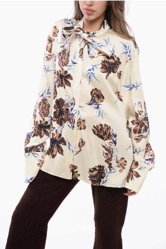  질샌더 블라우스 J01DL0117 J65153 282 White