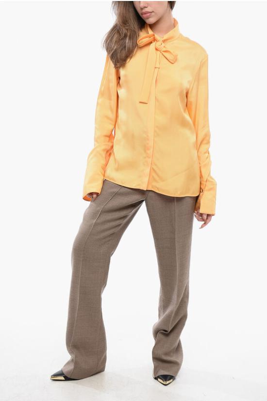  질샌더 블라우스 J01DL0118 J65052 831 Orange - JIL SANDER