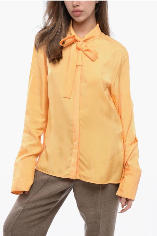  질샌더 블라우스 J01DL0118 J65052 831 Orange