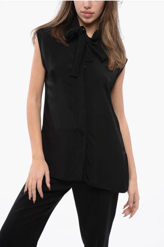  질샌더 블라우스 J02DL0137 J65052 001 Black