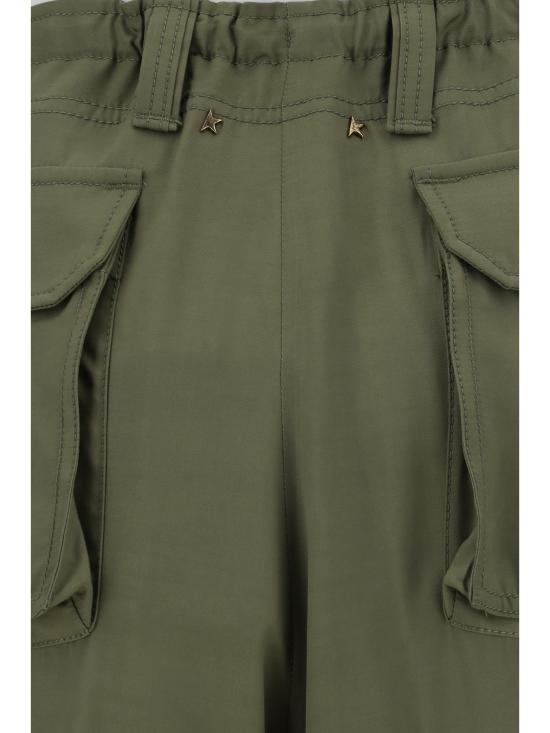  골든구스 스트레이트 팬츠 GWP01720P001369 60469 GREEN - GOLDEN GOOSE