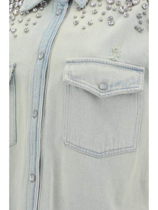 25FW 골든구스 셔츠 GWP00589P000627 50100 BLUE - GOLDEN GOOSE