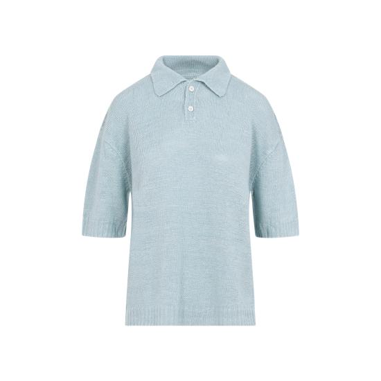 25SS 마르지엘라 폴로 티셔츠 S51GL0055 M13099 545 LIGHT BLUE - MAISON MARGIELA