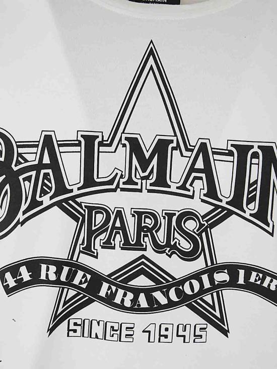  발망 반팔 티셔츠 CH1EG000GD29GAB White - BALMAIN