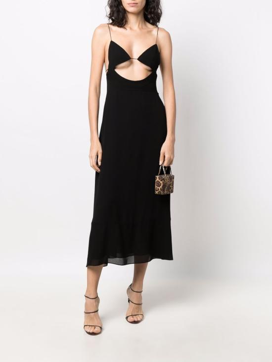  생로랑 롱 원피스 685231Y103W1000 DOM - SAINT LAURENT