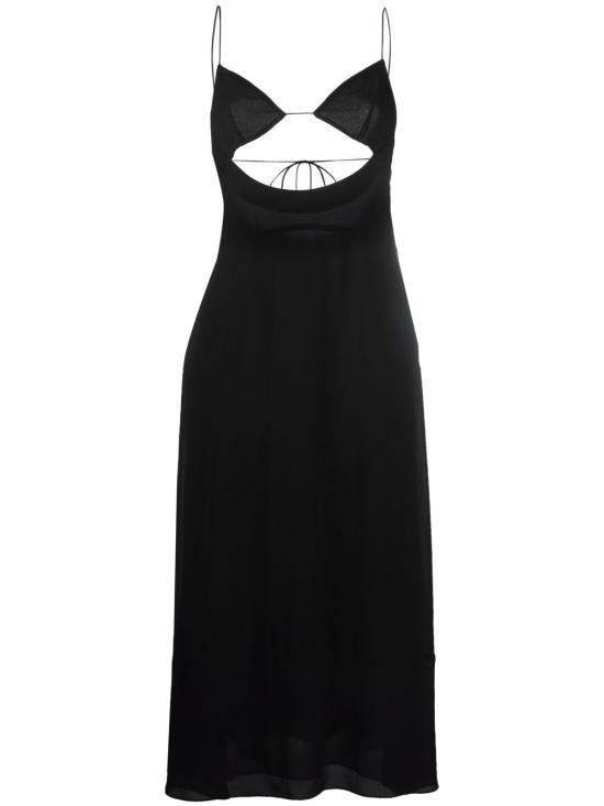  생로랑 롱 원피스 685231Y103W1000 DOM - SAINT LAURENT