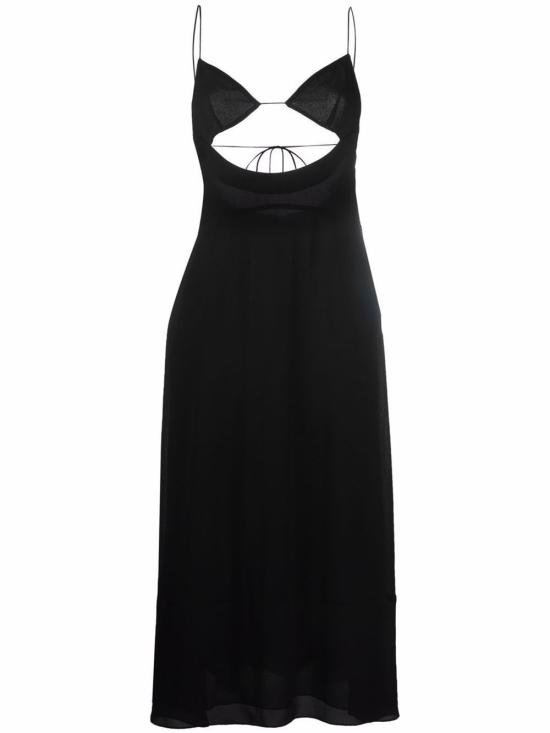  생로랑 롱 원피스 685231Y103W1000 DOM - SAINT LAURENT