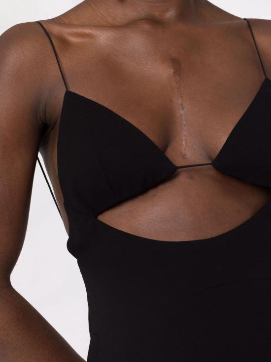  생로랑 롱 원피스 685231Y103W1000 DOM - SAINT LAURENT