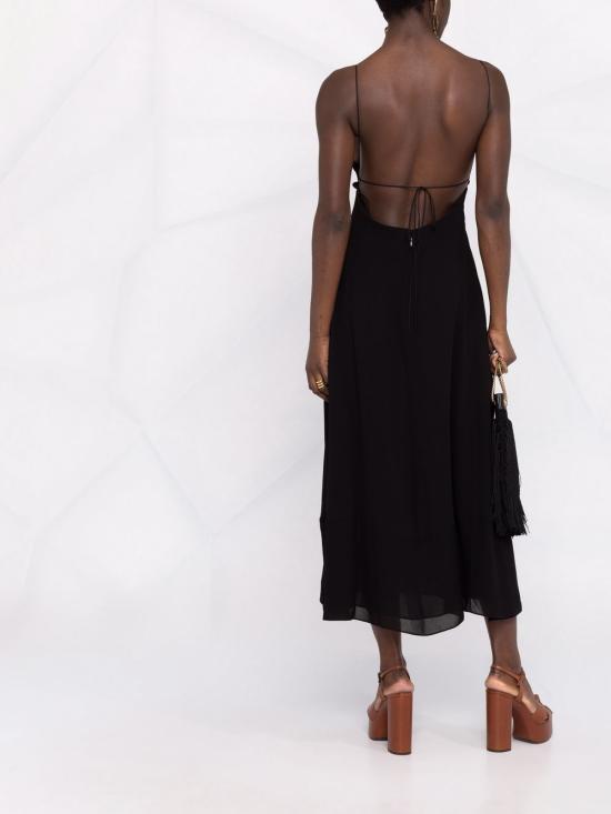  생로랑 롱 원피스 685231Y103W1000 DOM - SAINT LAURENT