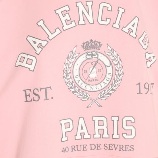  발렌시아가 후드 티셔츠 697879TMV993167 DOM - BALENCIAGA