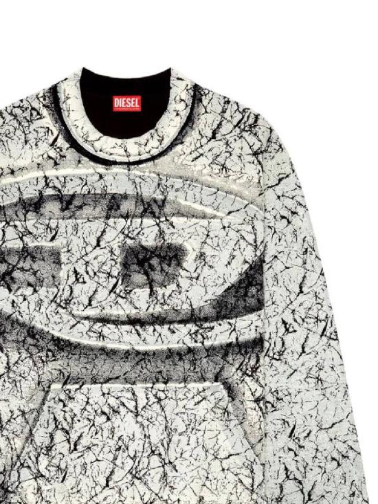  디젤 긴팔 티셔츠 A117620ALAQ9XXA DOM - DIESEL