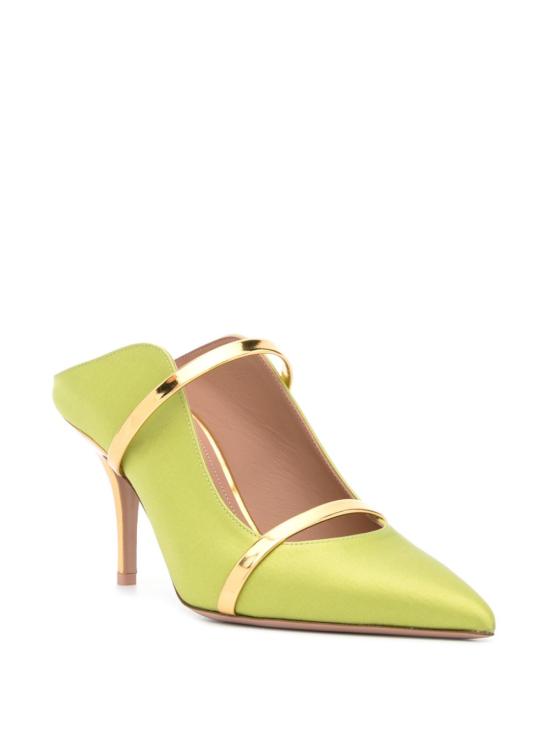  말론 슐저 힐/펌프스 MAUREEN70389PEAGOLD Green - MALONE SOULIERS