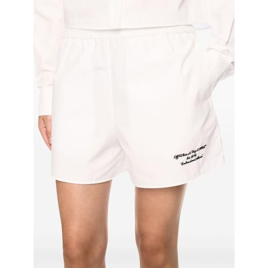 25SS 오프화이트 숏팬츠 OWCB05DS25FA B001 0110 WHITE - OFF WHITE