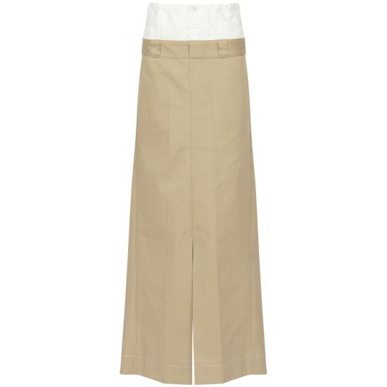 25SS 마르지엘라 롱 스커트 S54042 S51MI0002 114 NEUTRALS