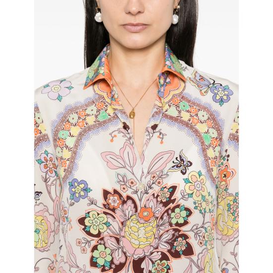 25SS 에트로 블라우스 AK776 WRIA0019 X0803 NEUTRALS BLUE - ETRO