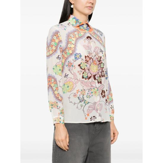 25SS 에트로 블라우스 AK776 WRIA0019 X0803 NEUTRALS BLUE - ETRO