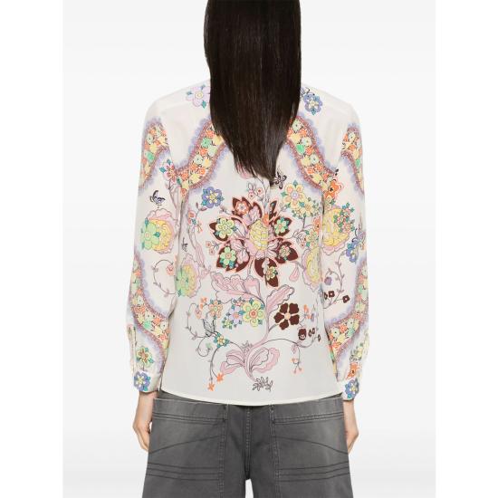 25SS 에트로 블라우스 AK776 WRIA0019 X0803 NEUTRALS BLUE - ETRO