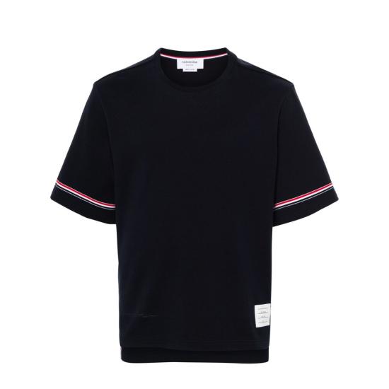 25SS 톰브라운 반팔 티셔츠 MJS282A J0199 415 BLUE