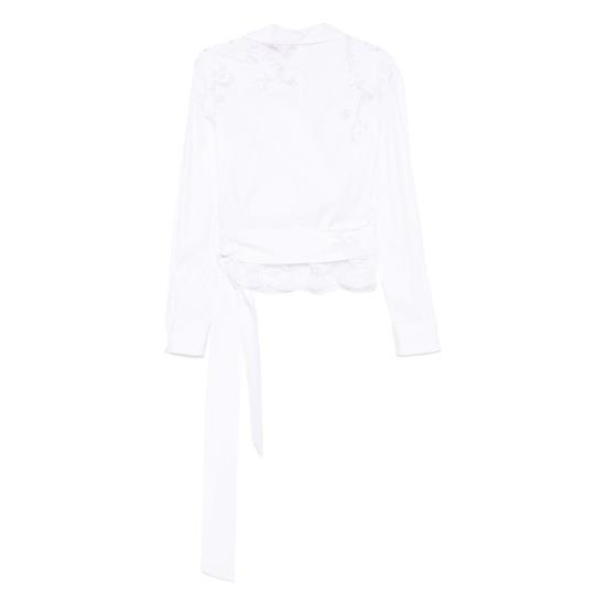 25SS 에르마노 설비노 블라우스 D462K304GCX 10601 WHITE - ERMANNO SCERVINO