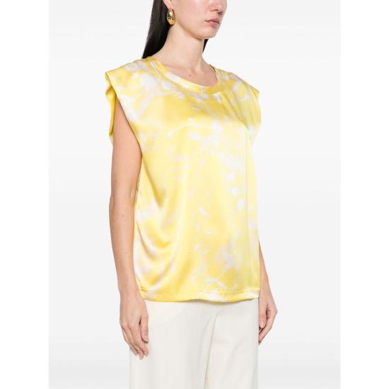 25SS 파비아나 필리피 블라우스 TPD265F465 D827 780 YELLOW WHITE - FABIANA FILIPPI