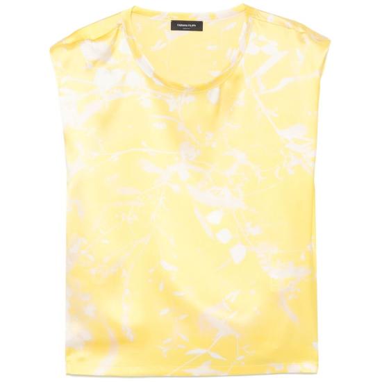 25SS 파비아나 필리피 블라우스 TPD265F465 D827 780 YELLOW WHITE