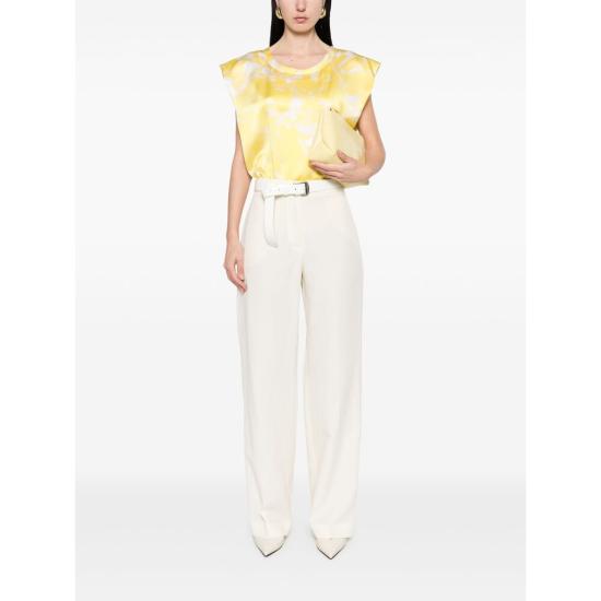 25SS 파비아나 필리피 블라우스 TPD265F465 D827 780 YELLOW WHITE - FABIANA FILIPPI