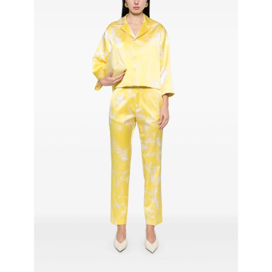 25SS 파비아나 필리피 테이퍼드 팬츠 PAD265F326 D827 780 YELLOW NEUTRALS - FABIANA FILIPPI