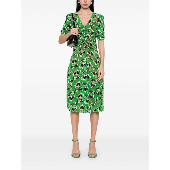 25SS 다이앤 본 퍼스텐버그 롱 원피스 DVFDS4S004 IGDGS GREEN - DIANE VON FURSTENBERG