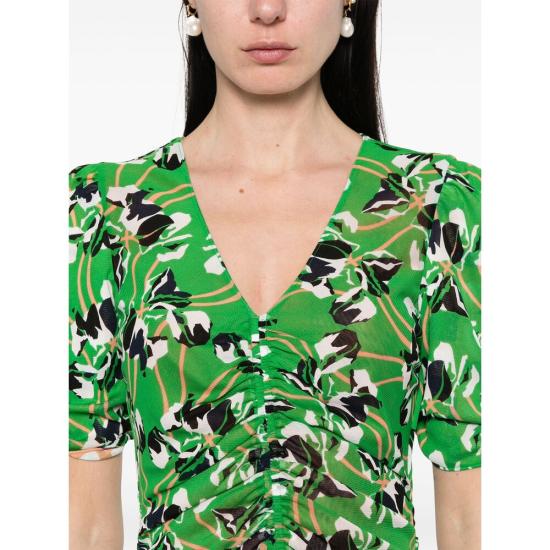 25SS 다이앤 본 퍼스텐버그 롱 원피스 DVFDS4S004 IGDGS GREEN - DIANE VON FURSTENBERG