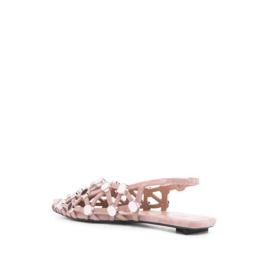 25SS 디 아티코 플랫 슈즈 250WSH00801 LBT007SA 326 PINK - THE ATTICO