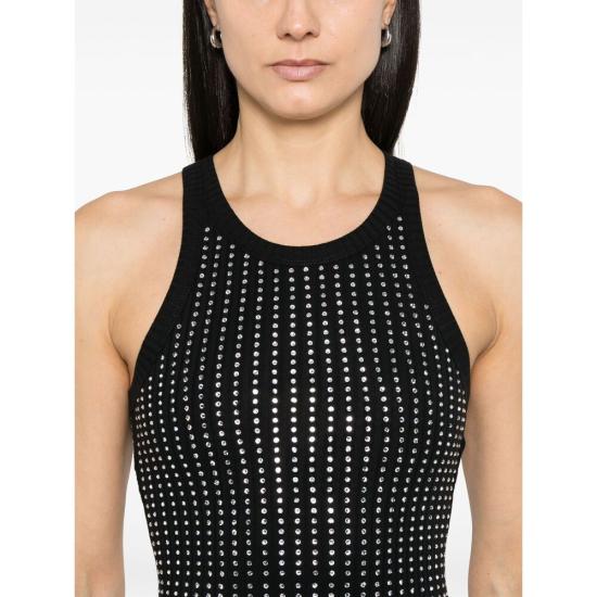 25SS 디 아티코 원피스 250WCW00206 JJJ051TR 100 BLACK - THE ATTICO