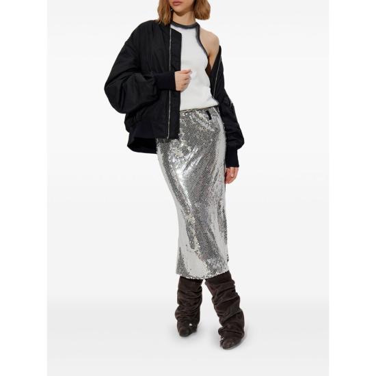 25SS 디 아티코 봄버 자켓 250WCB00070 PLL001AA 100 BLACK - THE ATTICO