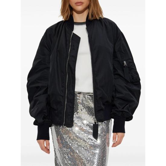 25SS 디 아티코 봄버 자켓 250WCB00070 PLL001AA 100 BLACK - THE ATTICO