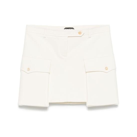 25SS 톰포드 숏 스커트 FAX1402 GC5767 AW035 WHITE
