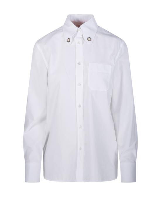 25SS 발렌티노 가라바니 셔츠 6B3AB7805A6 001 BIANCO OTTICO