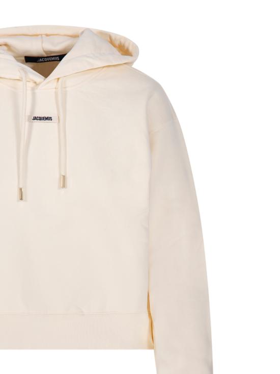 25SS 자크뮈스 후드 티셔츠 24E241JS162 2341 130 LIGHT BEIGE - JACQUEMUS