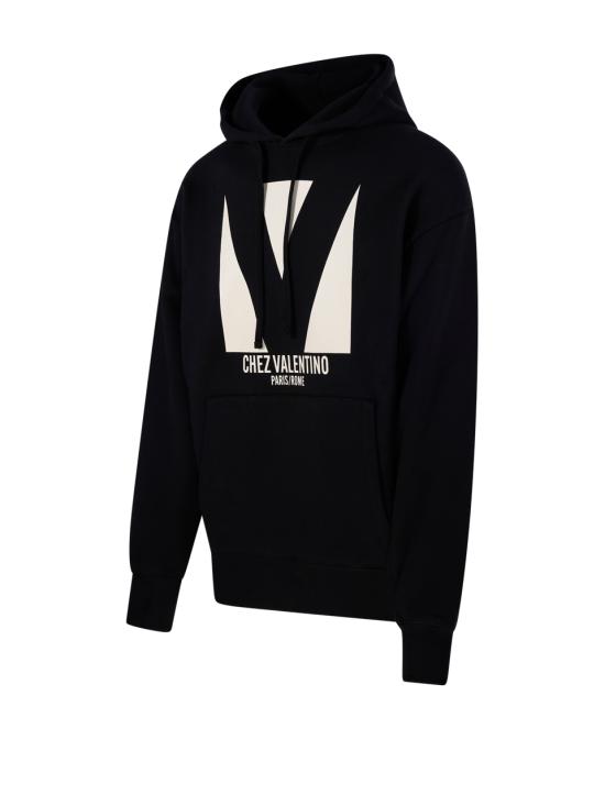 25SS 발렌티노 가라바니 후드 티셔츠 6V3MF28NAQA 0NO NERO - VALENTINO GARAVANI