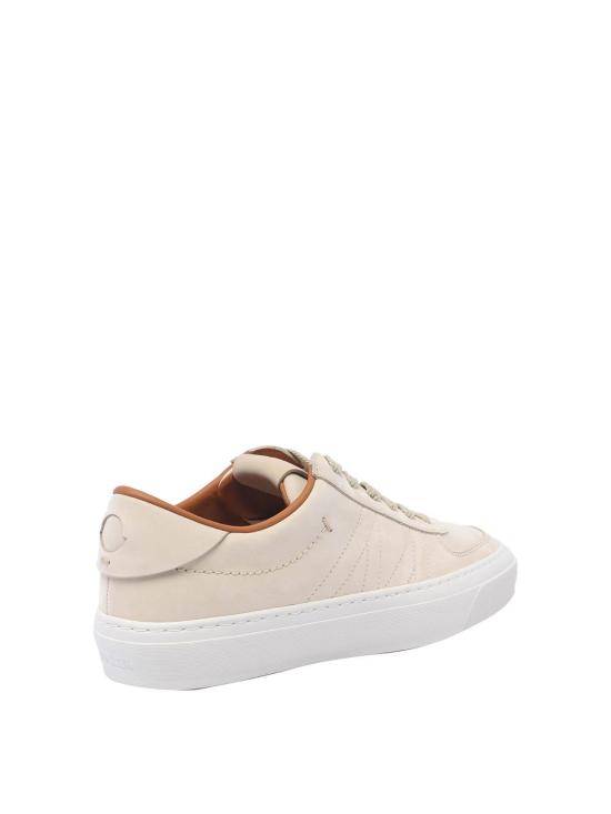  몽클레어 몬클럽 자수 스웨이드 스니커즈 4M00210M429520F Beige - MONCLER