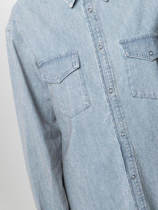 25SS 골든구스 셔츠 GWP00589 P00062750100 Blue - GOLDEN GOOSE