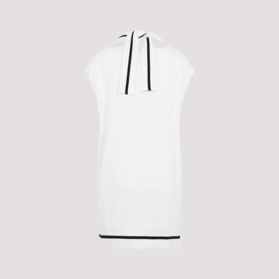 25SS MM6 메종마르지엘라 숏 원피스 S52DA0060 M13085 101 OFF WHITE - MM6 MAISON MARGIELA