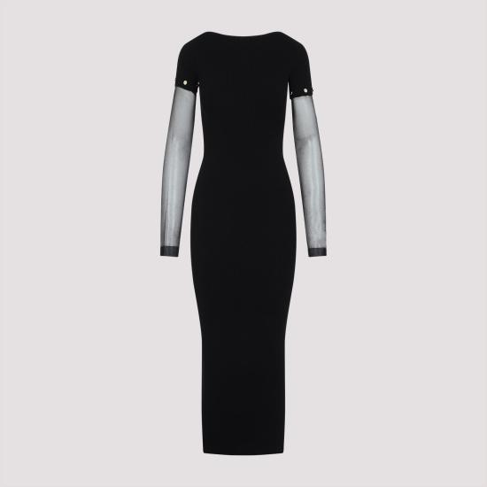 25SS 스포트막스 롱 원피스 2512321041600 12081 004 NERO BLACK - SPORTMAX