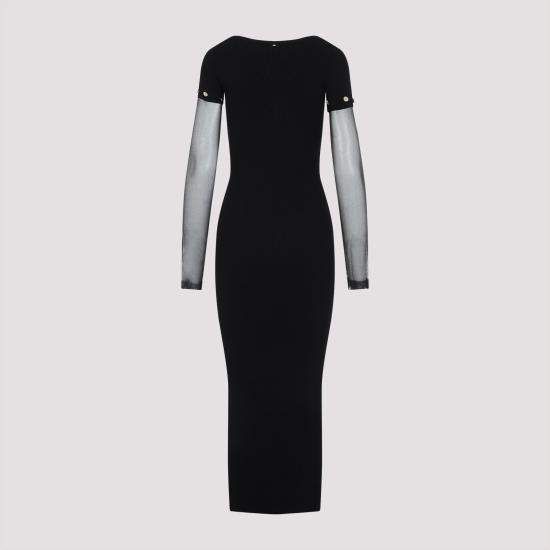 25SS 스포트막스 롱 원피스 2512321041600 12081 004 NERO BLACK - SPORTMAX